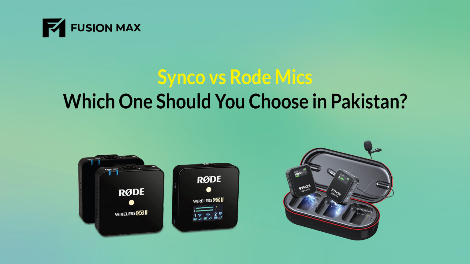 Which Mic Is Best for You in Pakistan? Synco vs Rode Mics