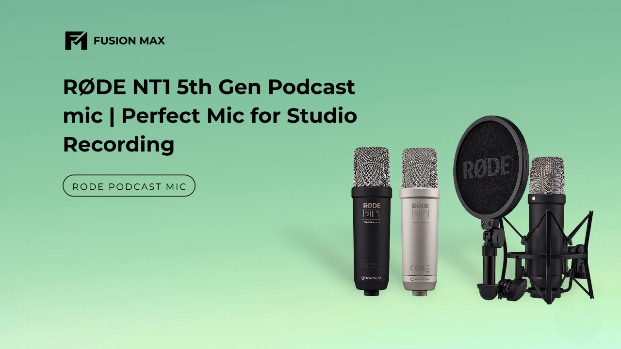 RØDE NT1 5th Gen Podcast mic | Perfect Mic for Studio Recording in pakistan