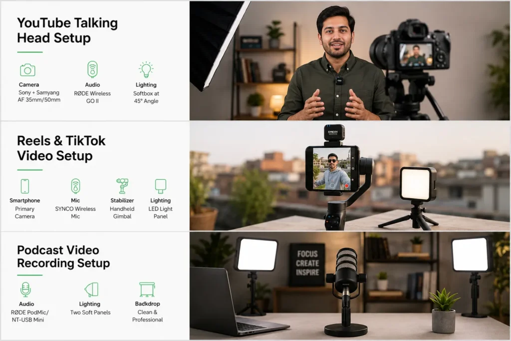 Best Creator Setup for YouTube, Reels, and Podcasts