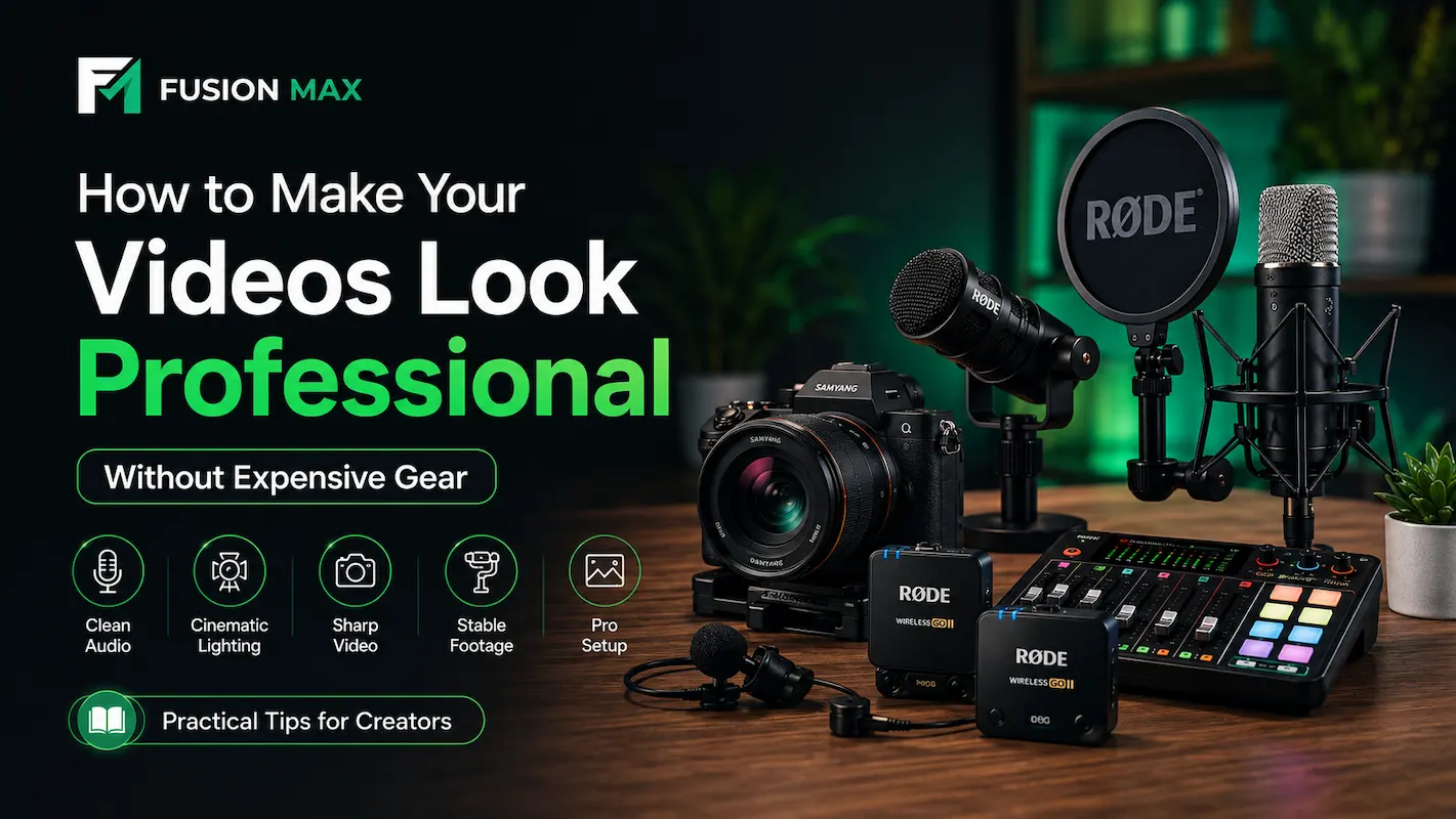 How to Make professional video setup in 2026 (Even Without Expensive Gear)